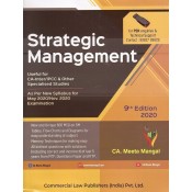 Commercial's Strategic Management for CA Inter [IPCC] May 2020 & November 2020 Exam by CA. Meeta Mangal [New Syllabus]